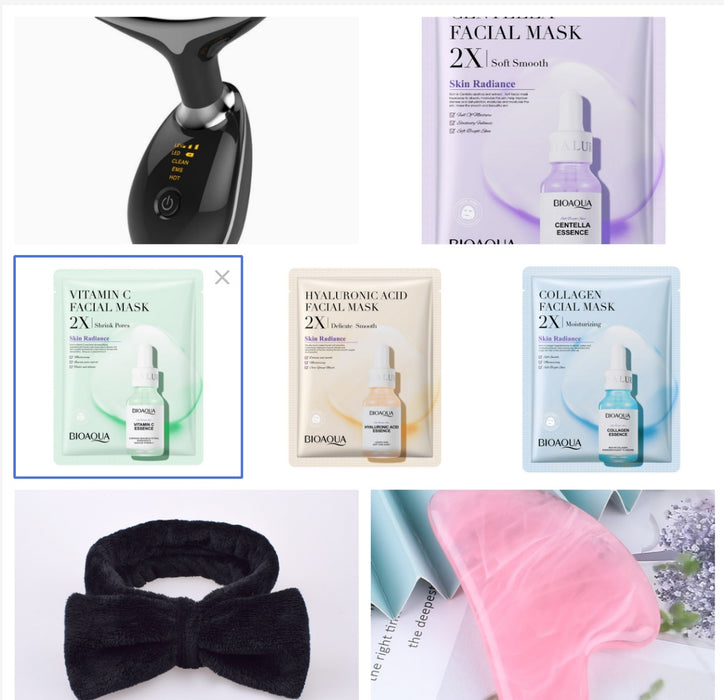 Home Use Face Neck Pattern Face Lifting Import Massage Instrument