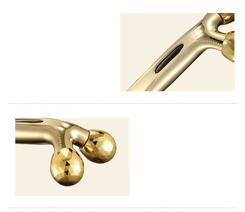 3D face-lifting device manual roller massager
