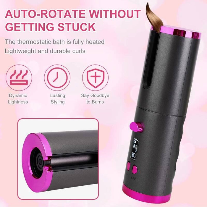 Wireless Automatic Hair Curler And Cordless Hair Curler For Effortless Styling