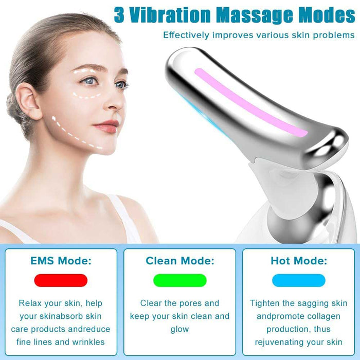 Neck Face Massager Face Sculpting Tool 3 Colour Modes