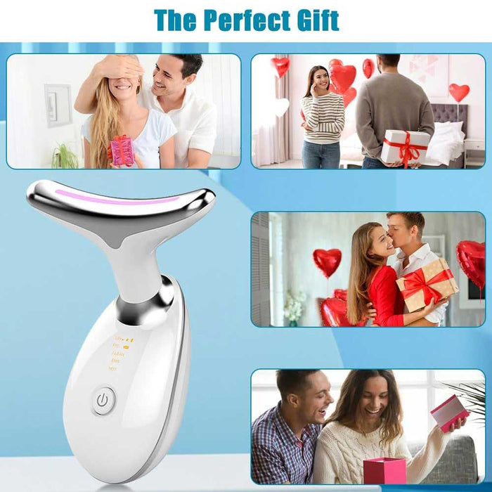 Neck Face Massager Face Sculpting Tool 3 Colour Modes