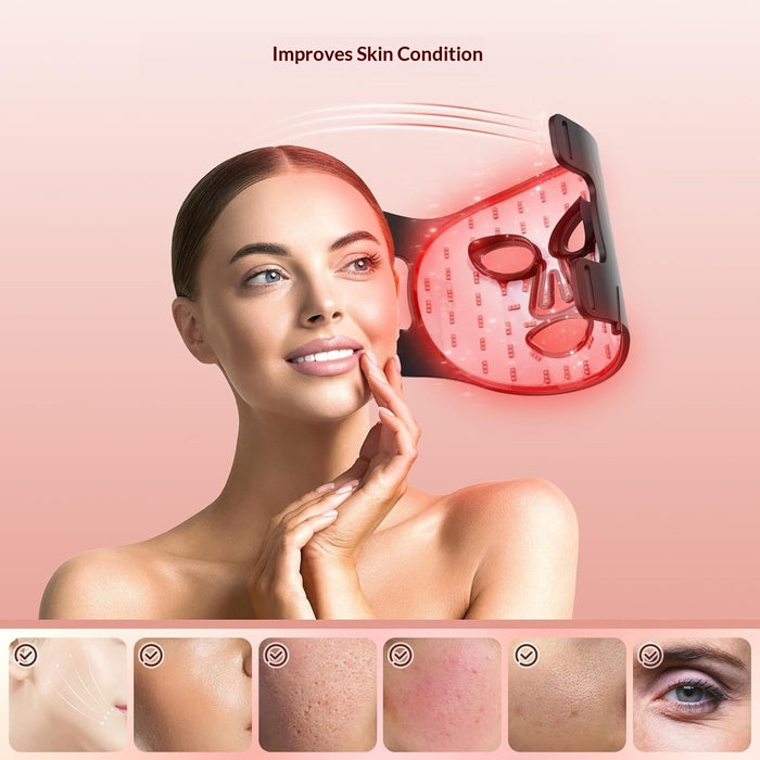 Red-light LED Photon Facial Beauty Mask For The Face