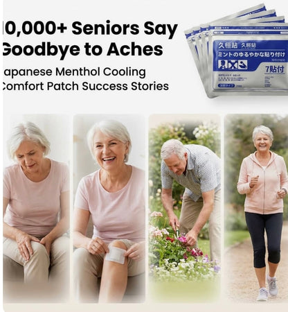 Bye Bye Knee Pain Patches - High Absorption & Herbs Discreet Patch Relief for Joint Pain &...