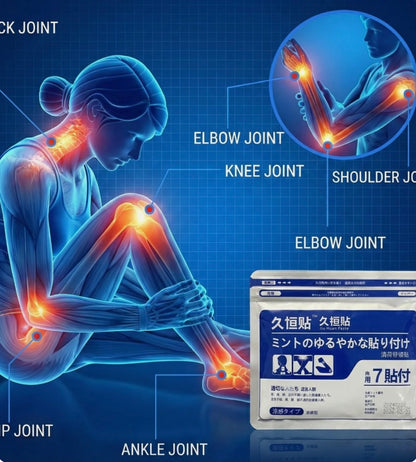 Bye Bye Knee Pain Patches - High Absorption & Herbs Discreet Patch Relief for Joint Pain &...