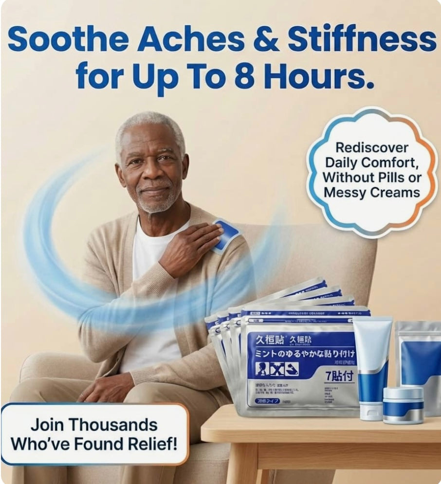 Bye Bye Knee Pain Patches - High Absorption & Herbs Discreet Patch Relief for Joint Pain &...