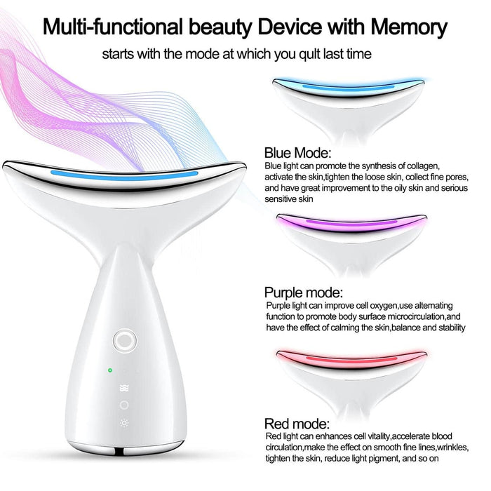 Firm And Tightens Sagging Skin Face Neck Massager