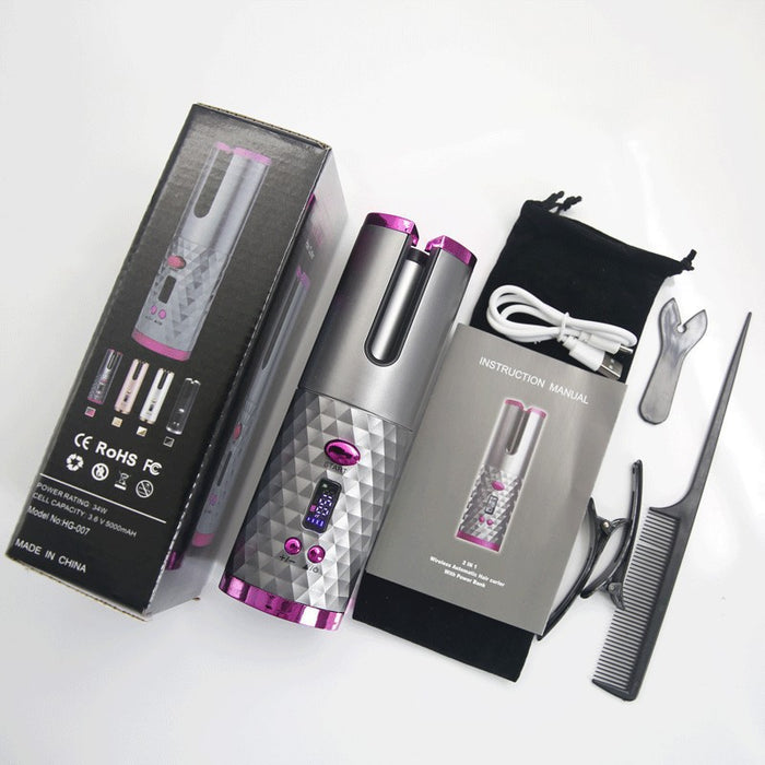Hair Curler Portable Usb Charging Automatic Curler Hair Curler
