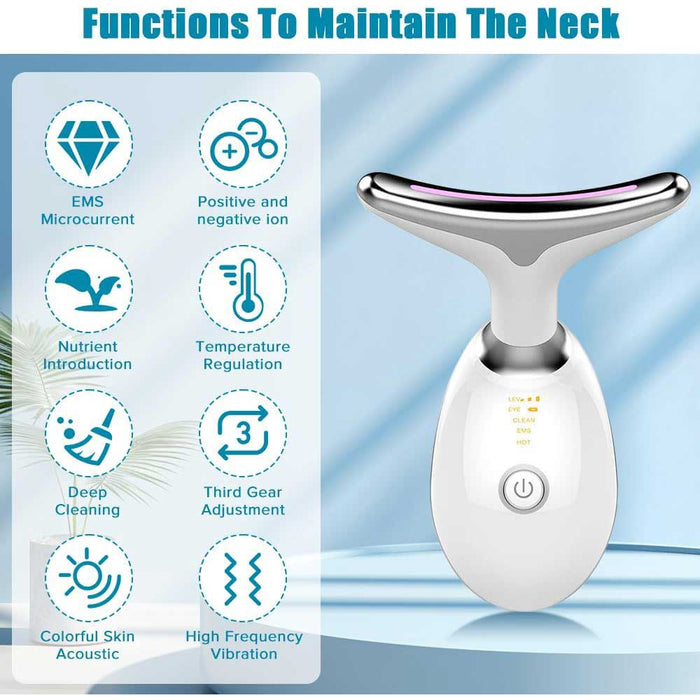 Neck Face Massager Face Sculpting Tool 3 Colour Modes